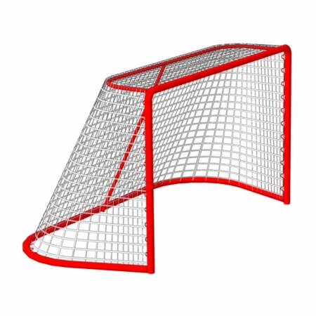 Купить Сетка хоккейная на ворота 1,22мх1,83мх0,5мх1,15м, нить 3,5 мм, узловая в Олёкминске 