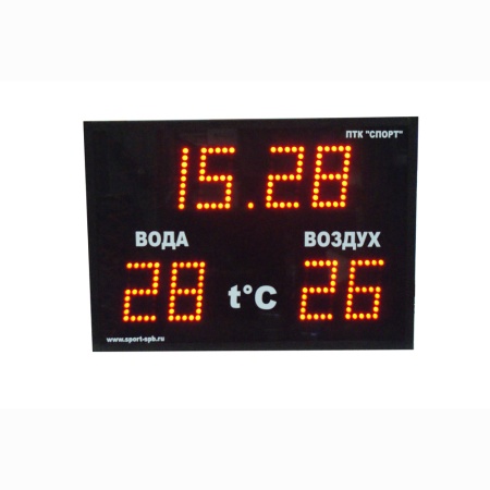 Купить Часы-термометр СТ1.16-2t для бассейна в Олёкминске 