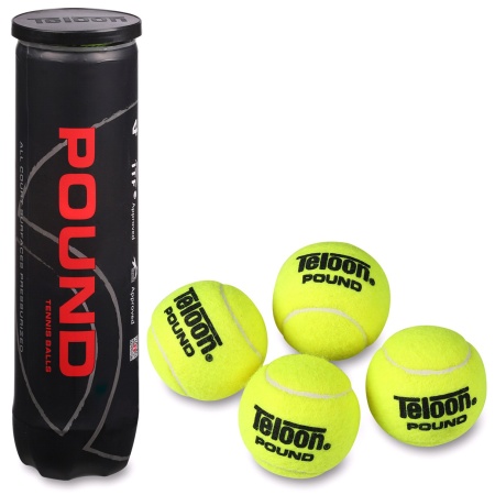 Купить Мяч для большого тенниса Teloon 828Т Р4  (4 шт) в Олёкминске 