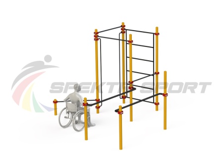 Купить Спортивный комплекс для инвалидов-колясочников WRK-D18_76mm в Олёкминске 