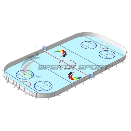 Купить Хоккейная коробка, борта фанера 12 мм, 30×15 в Олёкминске 